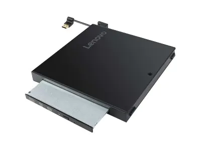 Lenovo Tiny IV DVD Burner Kit - Laufwerk - DVD-Writer - USB - extern - für ThinkCentre M70; M715q (2nd Gen); M720; M75q Gen 2; M920; ThinkStation P320; P330; P340