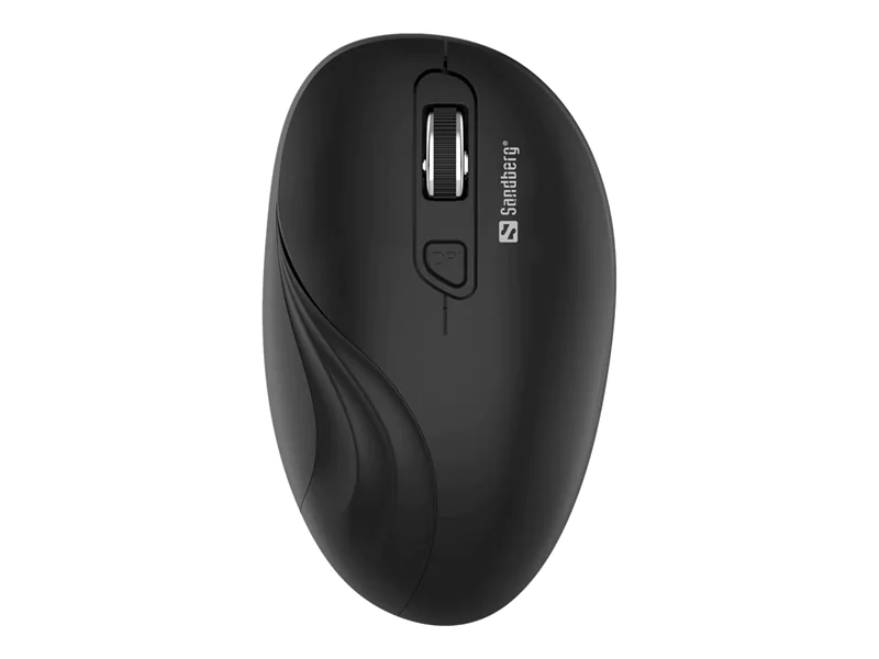 SANDBERG Maus - optisch - 4 Tasten - kabellos - 2.4 GHz - kabelloser Empfänger (USB) 631-03