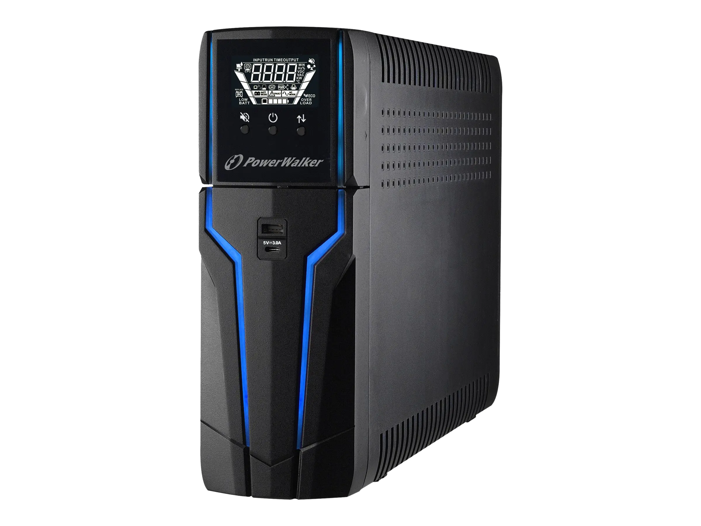 PowerWalker VI 1000 GXB - USV - Wechselstrom 162 - 290 V - 600 Watt - 1000 VA - 9 Ah - USB - Ausgangsanschlüsse: 4