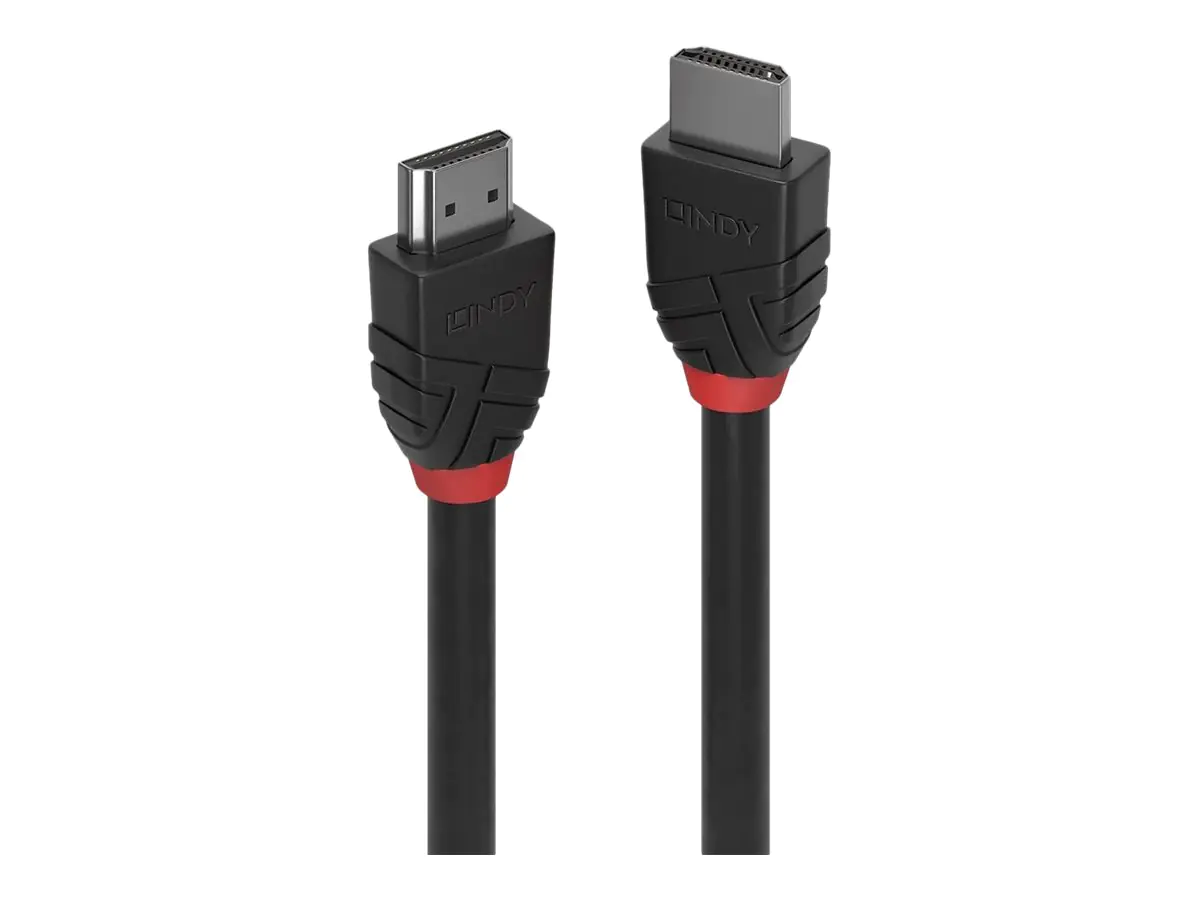 Lindy Black Line - Ultra High Speed - HDMI-Kabel mit Ethernet - HDMI männlich zu HDMI männlich - 3 m - Dreifachisolierung - Schwarz - rund, unterstützt 8K 60 Hz (7680 x 4320), unterstützt 4K 120 Hz (3840 x 2160), Unterstützung für 3D-Video Lindy Black Line - Ultra High Speed - HDMI-Kabel mit Ethernet - HDMI männlich zu HDMI männlich - 3 m - Dreifachisolierung - Schwarz - rund, unterstützt 8K 60 Hz (7680 x 4320), unterstützt 4K 120 Hz (3840 x 2160), Unterstützung für 3D-Video