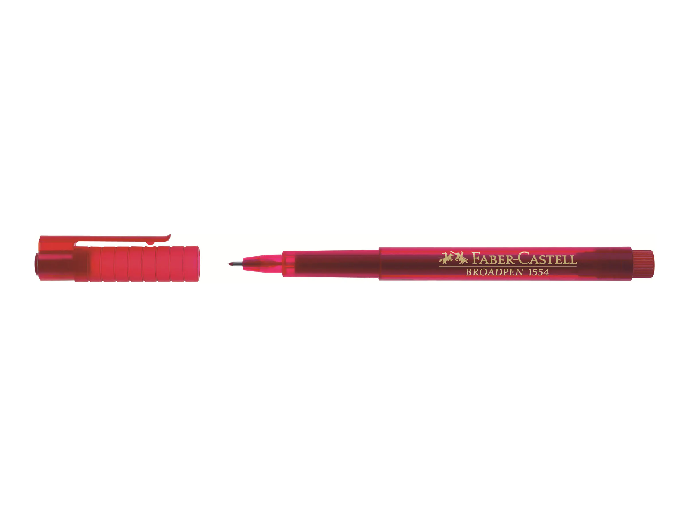 FABER-CASTELL BROADPEN 1554 - Fineliner - Rot 155421