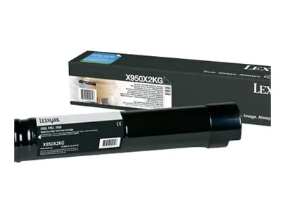 Lexmark - Hohe Ergiebigkeit - Schwarz - Original - Tonerpatrone - für Lexmark XS950de, XS955de, XS955dhe