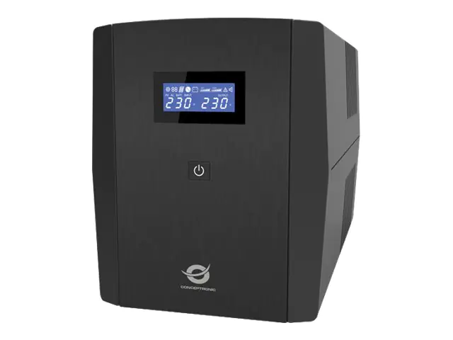 Conceptronic Zeus 04EM - USV - Wechselstrom 220-240 V - 1320 Watt - 2200 VA - 9 Ah - USB - Ausgangsanschlüsse: 5