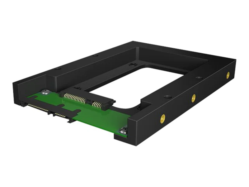 RaidSonic ICY BOX IB-2538StS - Laufwerksschachtadapter - 3,5" auf 2,5" (8.9 cm to 6.4 cm) - Schwarz RaidSonic ICY BOX IB-2538StS - Laufwerksschachtadapter - 3,5" auf 2,5" (8.9 cm to 6.4 cm) - Schwarz