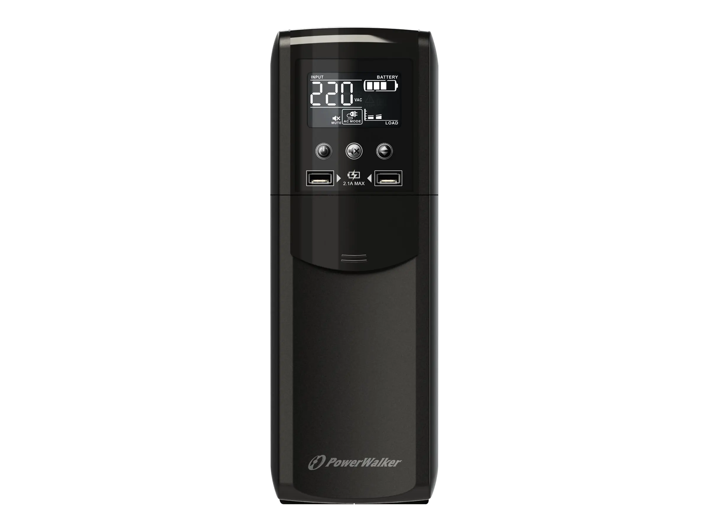 PowerWalker VI 800 CSW - USV - Wechselstrom 170 - 280 V - 480 Watt - 800 VA - 9 Ah - USB - Ausgangsanschlüsse: 4