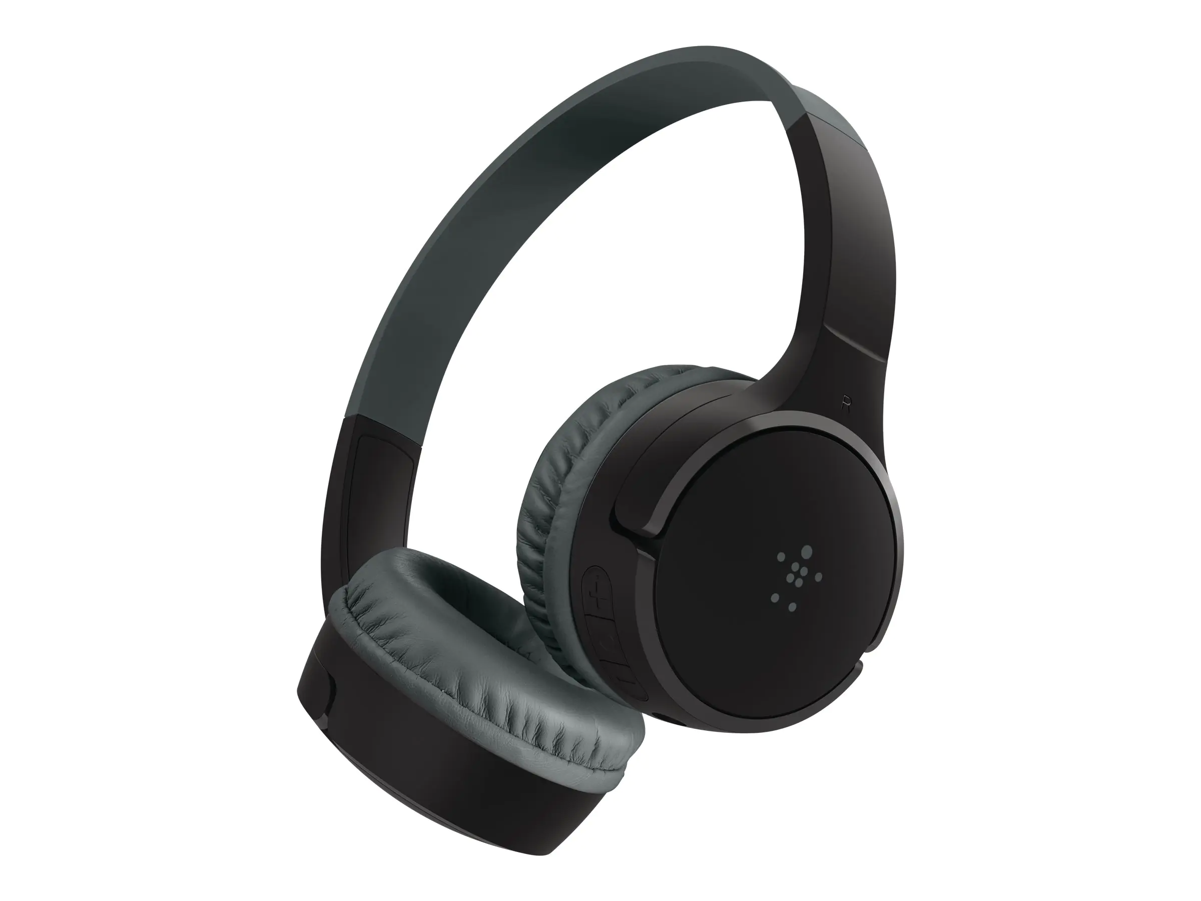 Belkin SoundForm Mini - Kopfhörer mit Mikrofon - On-Ear - Bluetooth - kabellos, kabelgebunden - 3,5 mm Stecker - Schwarz
