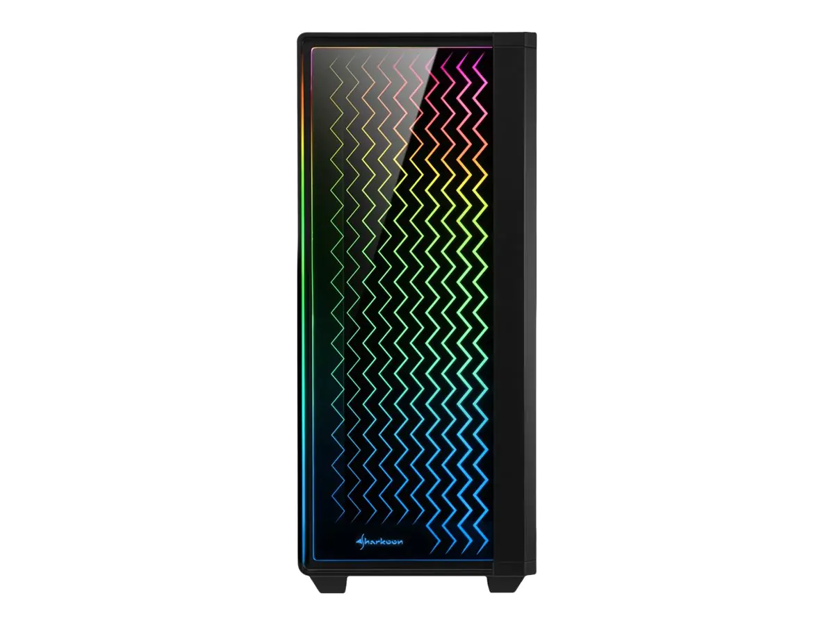 Sharkoon RGB LIT 200 - Tower - ATX - Seitenteil mit Fenster (gehärtetes Glas) 4044951028160