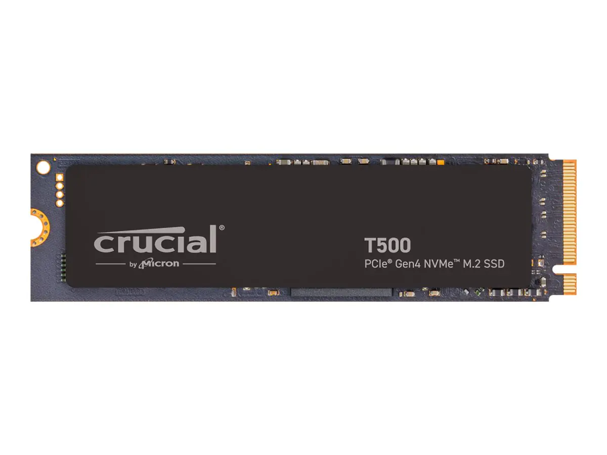 Crucial T500 - SSD - 1 TB - intern - PCIe 4.0 (NVMe) Crucial T500 - SSD - 1 TB - intern - PCIe 4.0 (NVMe)