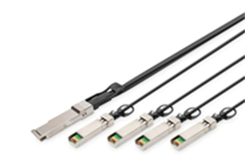 DIGITUS 40G QSFP+ to 4XSFP+ Direct Attach Kabel 1m DN-81321
