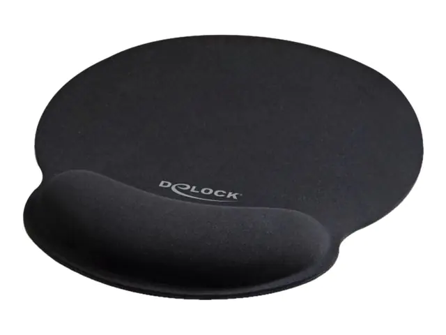 Delock Ergonomic - Mauspad - Schwarz 12559