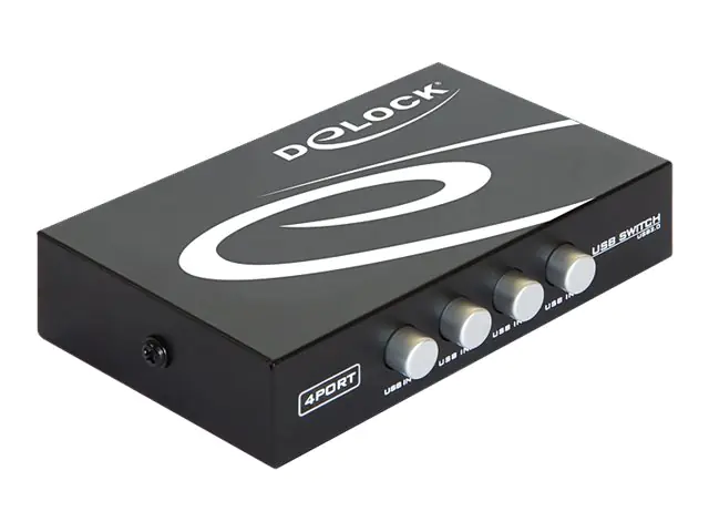 Delock USB-Umschalter für die gemeinsame Nutzung von Peripheriegeräten 87634 4 Desktop Delock USB-Umschalter für die gemeinsame Nutzung von Peripheriegeräten 87634 4 Desktop