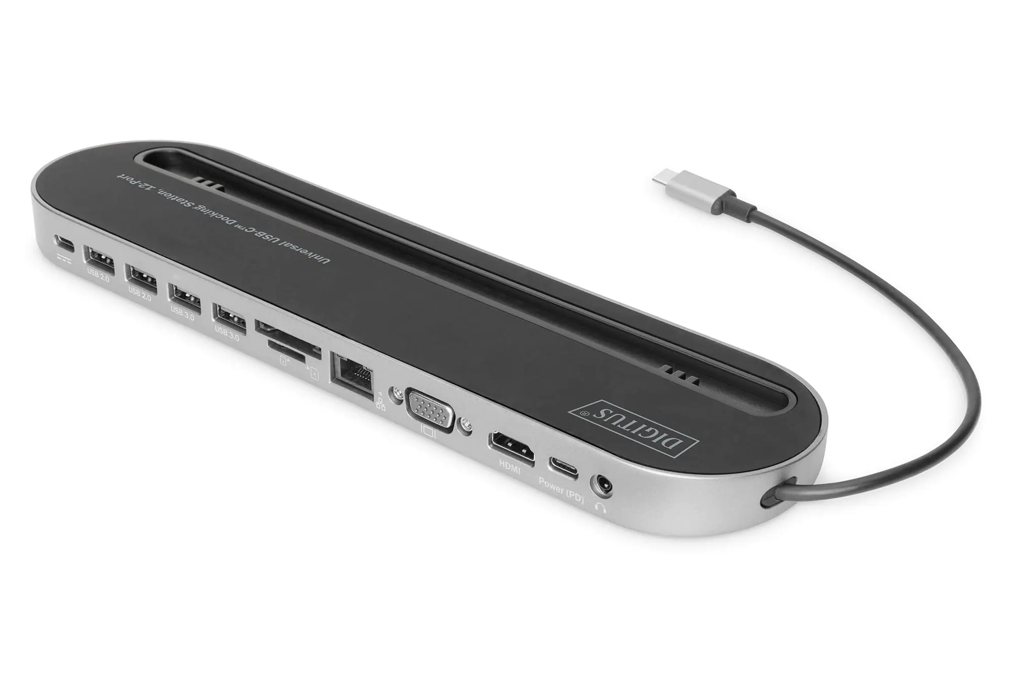 Digitus DA-70887 - Dockingstation - USB-C - VGA, HDMI - 1GbE