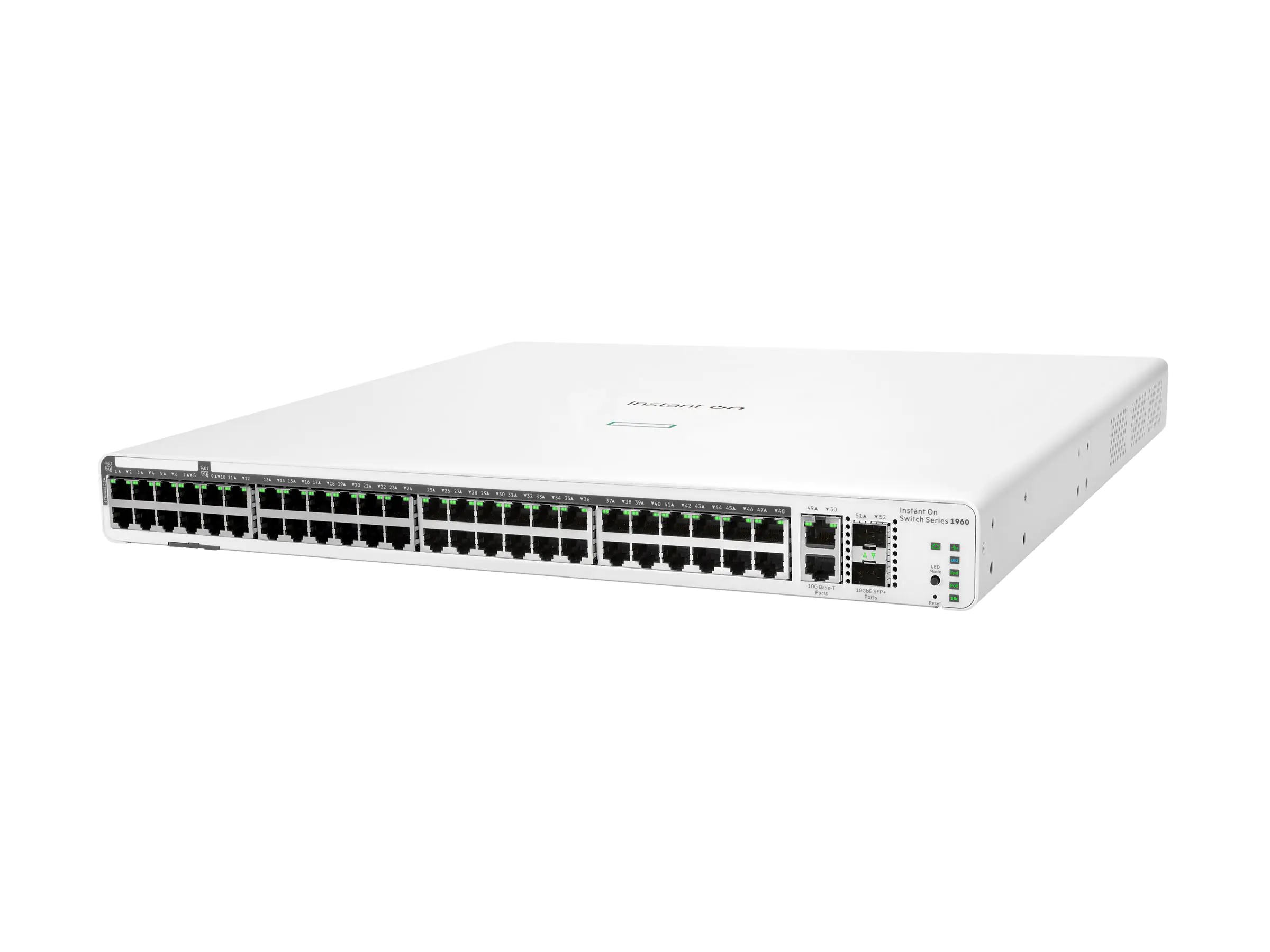 HPE Networking Instant On 1960 48G 40p Class4 8p Class6 PoE 2XGT 2SFP+ 600W Switch - Switch - manag