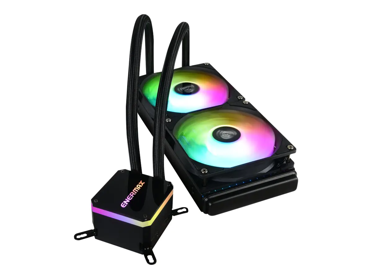 Enermax Liqmax III ELC-LMT240-ARGB - Prozessor-Flüssigkeitskühlsystem - (für: LGA1150, LGA1151, LGA1155, LGA1156, LGA1366, LGA2011, LGA2011-3, LGA2066, AM2, AM2+, AM3, AM3+, AM4, FM1, FM2, FM2+) - Kupfer - 120 mm