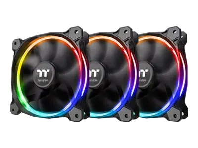 Thermaltake Riing 12 LED RGB Radiator Fan Sync Edition - Gehäuselüfter - 120 mm (Packung mit 3) CL-F071-PL12SW-A