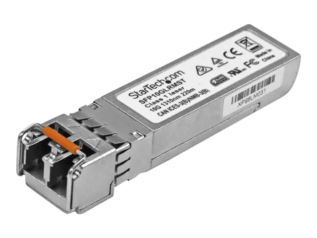 StarTech 10 Gigabit LWL SFP+ Transceiver Modul - Cisco SFP-10G-LRM kompatibel - MM LC - 220 Meter - 10GBase-LRM - Unterstützt DDM - SFP+-Transceiver-Modul (gleichwertig mit: Cisco SFP-10G-LRM) - 10 GigE - 10GBase-LRM - LC Multi-Mode - bis zu 220 m - 1310