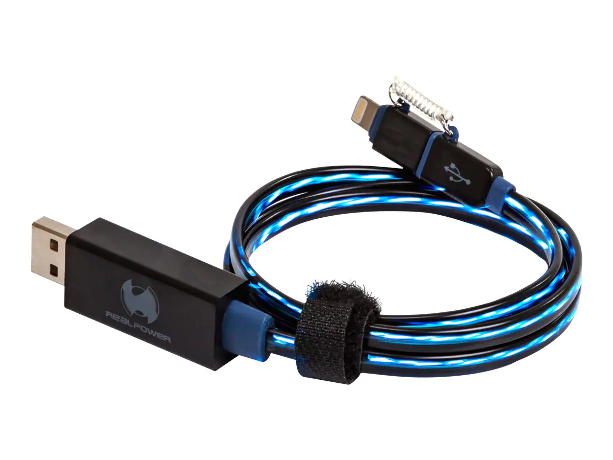 RealPower floating cable 2in1 - Lade-/Datenkabel 185961