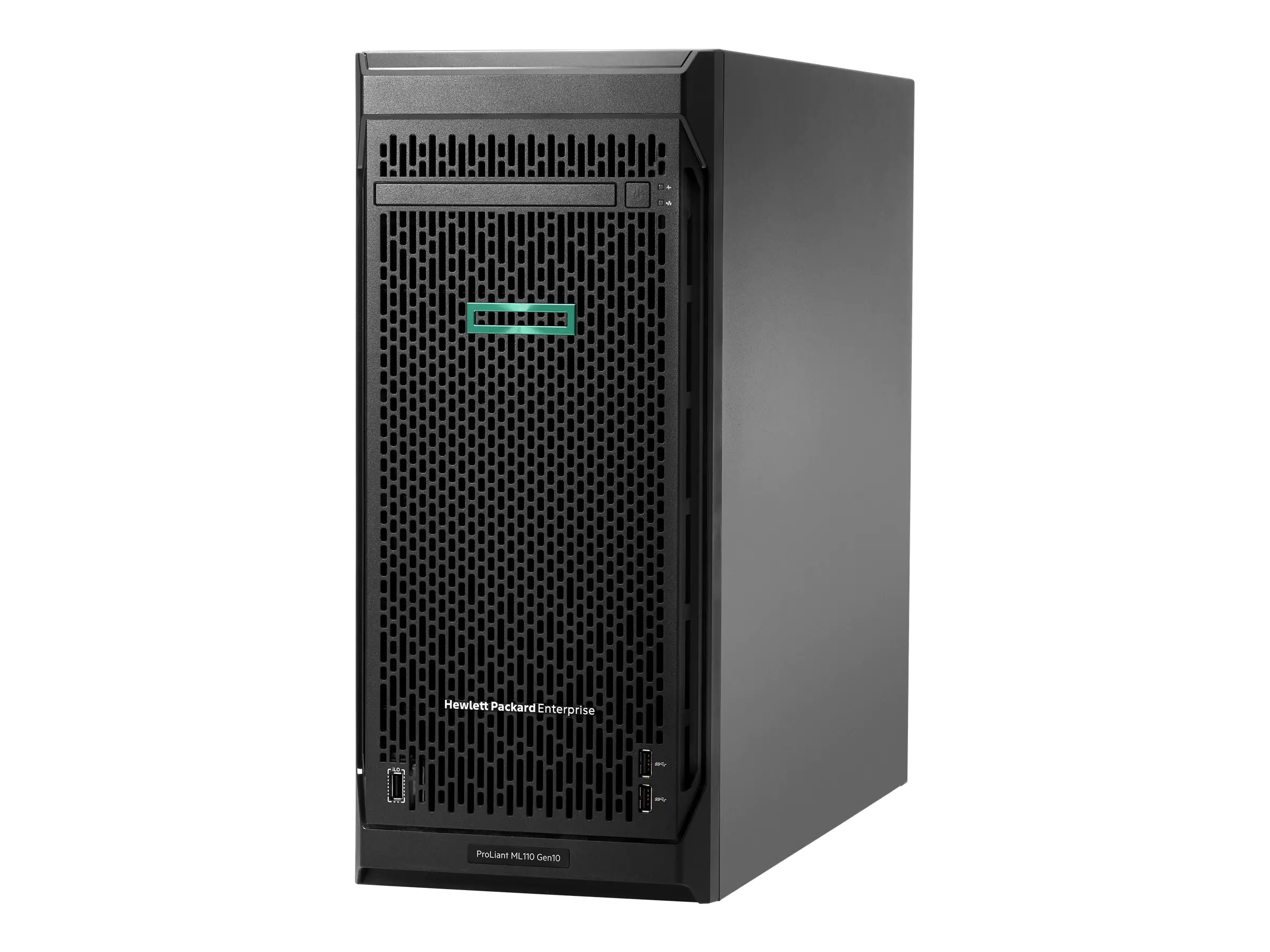 HPE ProLiant ML110 Gen10 Performance - Server - Tower - 4.5U - 1-Weg - 1 x Xeon Silver 4210R / 2.4 GHz - RAM 16 GB - SAS - Hot-Swap 6.4 cm (2.5") Schacht/Schächte - keine HDD - 1GbE - Monitor: keiner