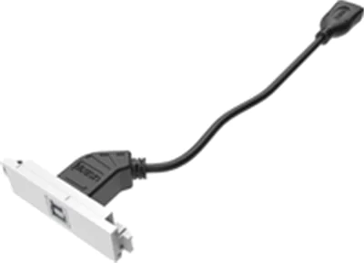 VISION TechConnect 3 USB-b module - Modulares Faceplate-Snap-In - USB-Typ B