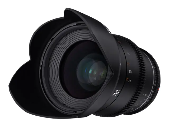Samyang - Objektiv - 35 mm - T1.5 VDSLR MK2 - Sony E-mount - für Sony Cinema Line; a VLOGCAM; a1; a1 II; a6700; a7 IV; a7C; a7C II; a7CR; a7R V; a9 III Samyang - Objektiv - 35 mm - T1.5 VDSLR MK2 - Sony E-mount - für Sony Cinema Line; a VLOGCAM; a1; a1 II; a6700; a7 IV; a7C; a7C II; a7CR; a7R V; a9 III