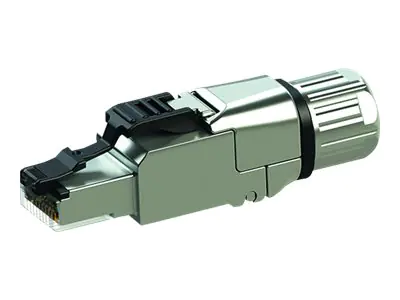Telegärtner - Netzwerkanschluss - RJ-45 (M) - abgeschirmt - CAT 6a - IEEE 802.3an/IEEE 802.3at - (Anzahl pro Packung: 10)