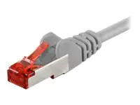 goobay - Netzwerkkabel - RJ-45 (M) zu RJ-45 (M) - 50 cm - Paare in Metallfolie (PiMf) - CAT 6 - geformt, ohne Haken - Grau goobay - Netzwerkkabel - RJ-45 (M) zu RJ-45 (M) - 50 cm - Paare in Metallfolie (PiMf) - CAT 6 - geformt, ohne Haken - Grau