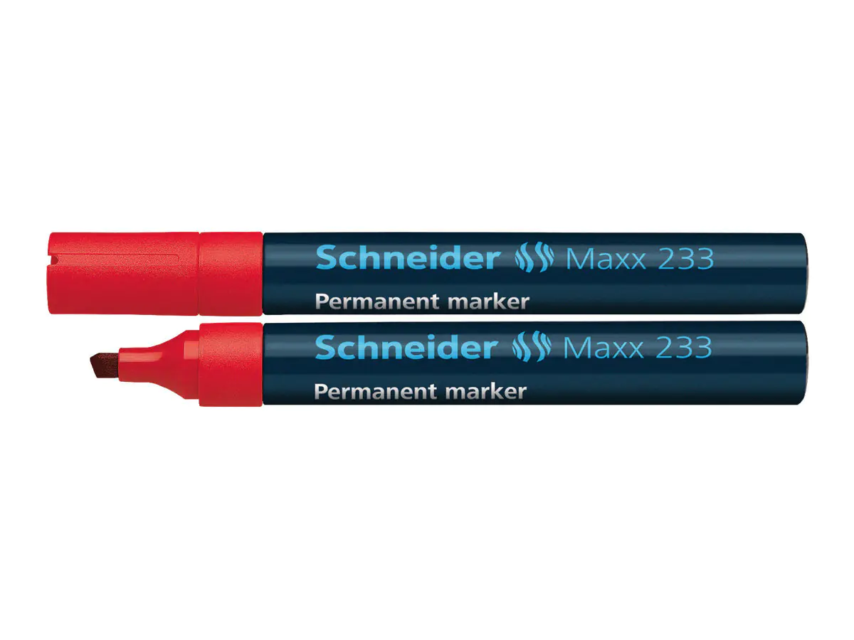 Schneider Schreibgeräte Schneider Maxx 233 - Marker - permanent - Rot 123302
