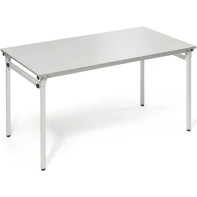 Klapptisch 4-Fuß 1.400x700mm Gestell lichtgrau Platte lichtgrau Klapptisch 4-Fuß 1.400x700mm Gestell lichtgrau Platte lichtgrau