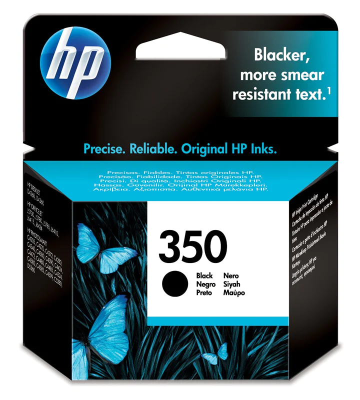 HP 350 - 4.5 ml - Schwarz - original - Tintenpatrone - für Deskjet D4268; Photosmart C4483, C4486, C4488, C4524, C4583, C4585, C4588, C5225