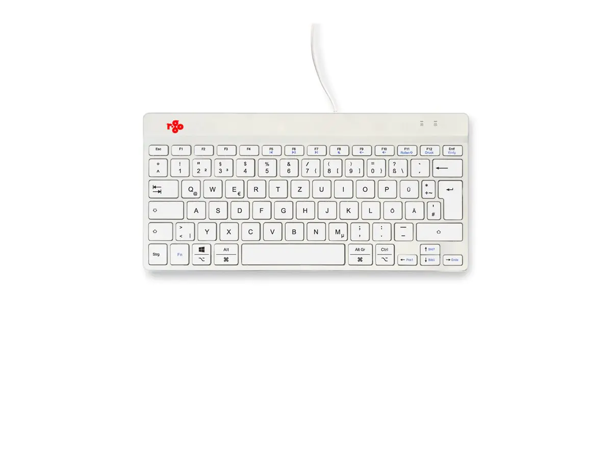 R-Go Compact Break - Tastatur - mit integrierter RGOCODEWDWH