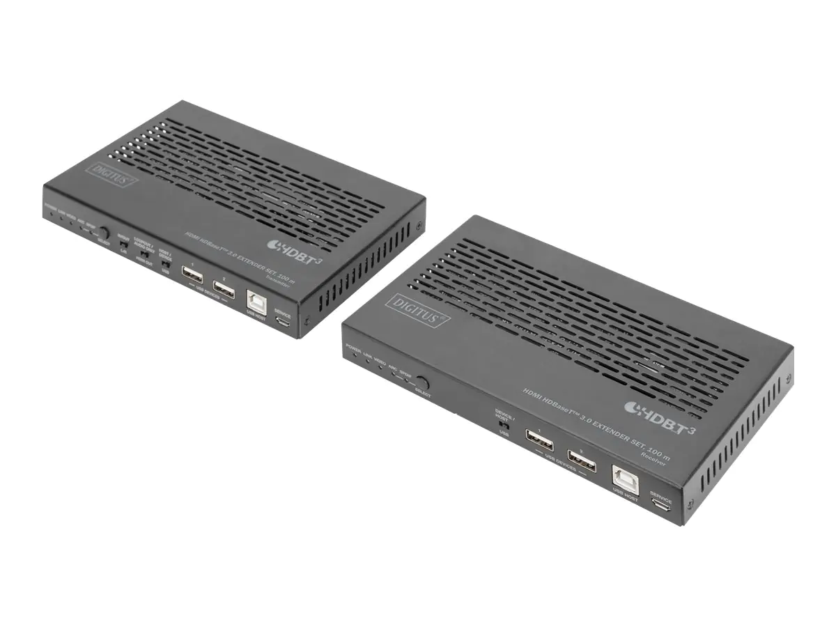 DIGITUS DS-55523 - Sender und Empfänger - KVM-/Audio-/USB-/serieller