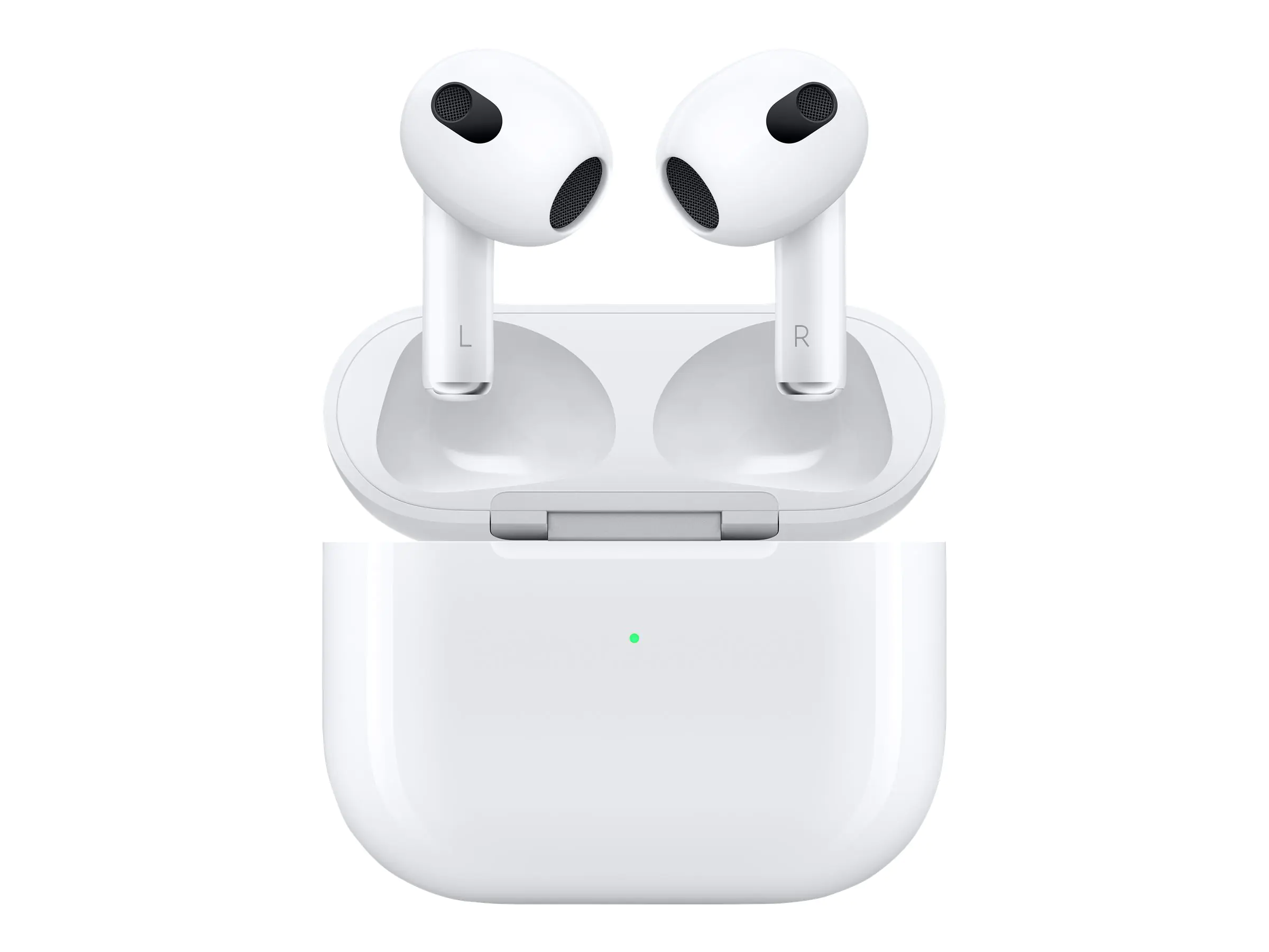 Apple AirPods with Lightning Charging Case - 3. Generation - True Wireless-Kopfhörer mit Mikrofon - Ohrstöpsel - Bluetooth - weiß Apple AirPods with Lightning Charging Case - 3. Generation - True Wireless-Kopfhörer mit Mikrofon - Ohrstöpsel - Bluetooth - weiß