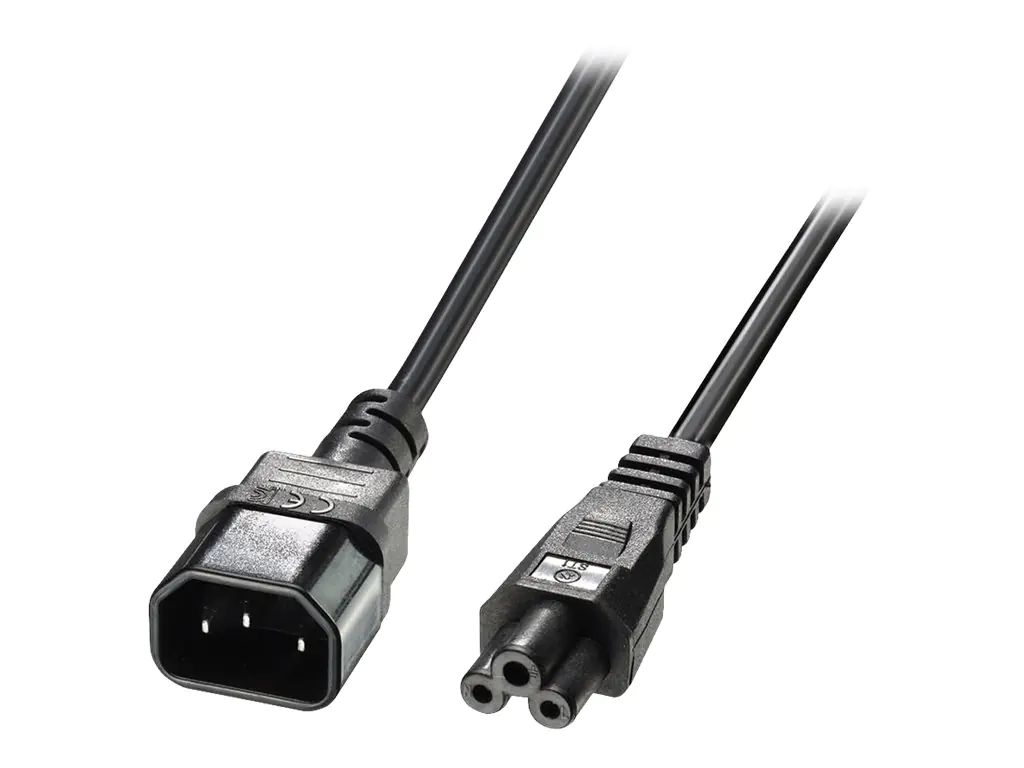 Lindy - Spannungsversorgungs-Verlängerungskabel - IEC 60320 C14 zu IEC 60320 C5 - 2 m - geformt Lindy - Spannungsversorgungs-Verlängerungskabel - IEC 60320 C14 zu IEC 60320 C5 - 2 m - geformt
