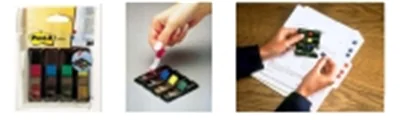Post-it Haftstreifen Index Mini 683-4 35Blatt sortiert 4 St./Pack.