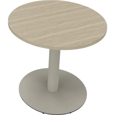 Bespr.ti. Rund Tellerfuß Rund 800xH720 si/Eiche Bespr.ti. Rund Tellerfuß Rund 800xH720 si/Eiche