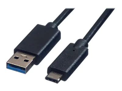 Roline Green - USB-Kabel - USB Typ A (M) zu 24 pin USB-C (M) - USB 3.2 Gen 1 - 1 m - Schwarz Roline Green - USB-Kabel - USB Typ A (M) zu 24 pin USB-C (M) - USB 3.2 Gen 1 - 1 m - Schwarz