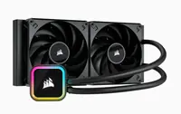 CORSAIR iCUE H115i RGB ELITE - Prozessor-Flüssigkeitskühlsystem - Kühlergröße: 280 mm - (für: AM4, sTRX4, LGA1155, LGA1150, LGA1151, LGA1156, LGA2011, LGA2066, LGA1200, LGA2011-3, LGA1700) - 140 mm