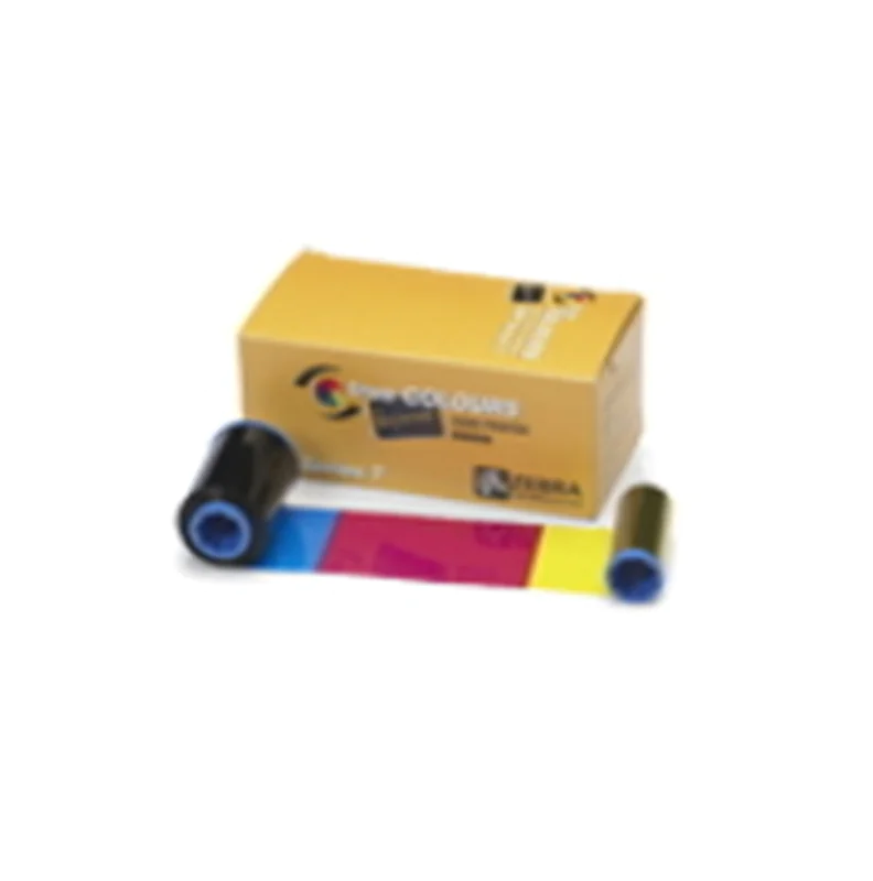 Zebra - Farbe (Cyan, Magenta, Yellow, Resin-Black, klarer Überzug) - Farbband (Farbe) - für Zebra ZC300