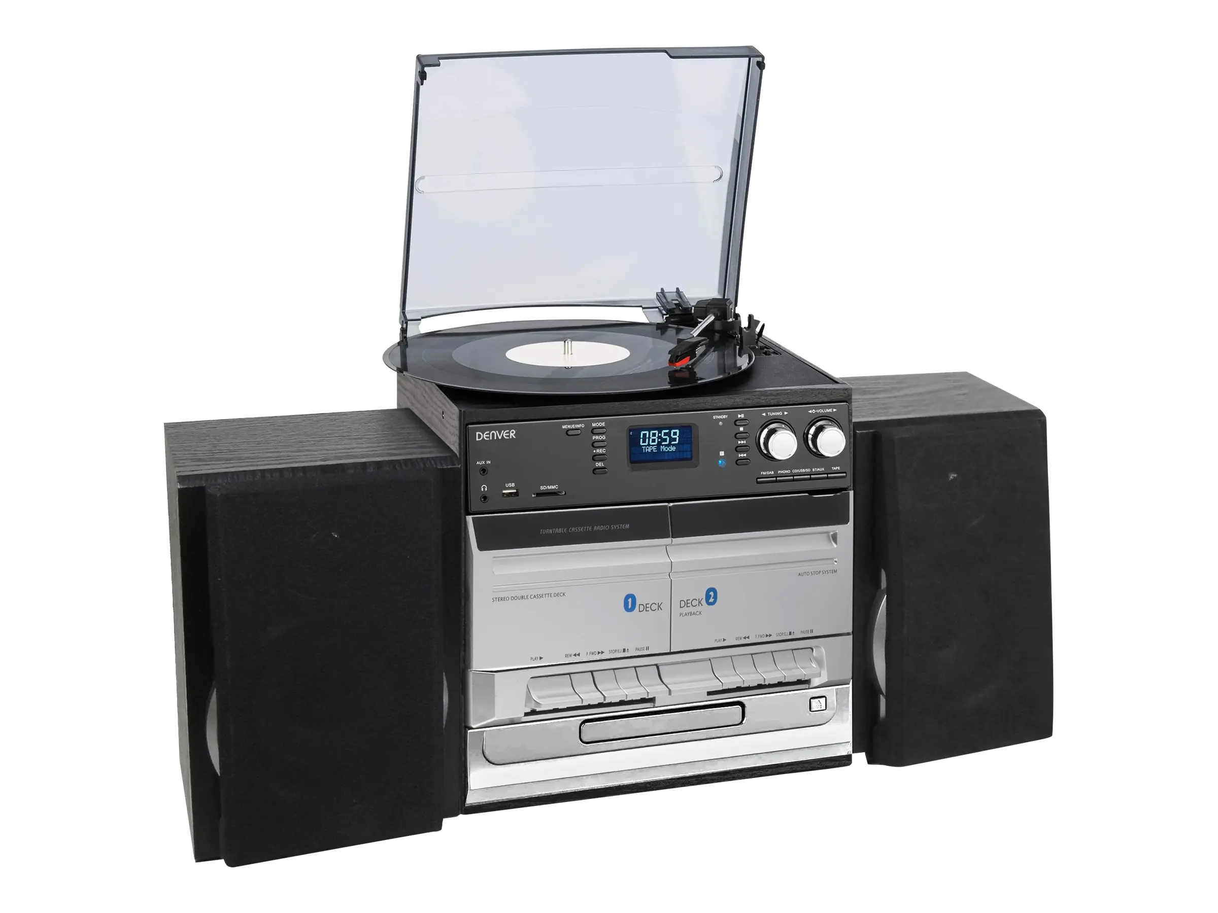 Inter Sales DENVER MRD-166 - Audiosystem - 4 Watt (Gesamt) 111201200160