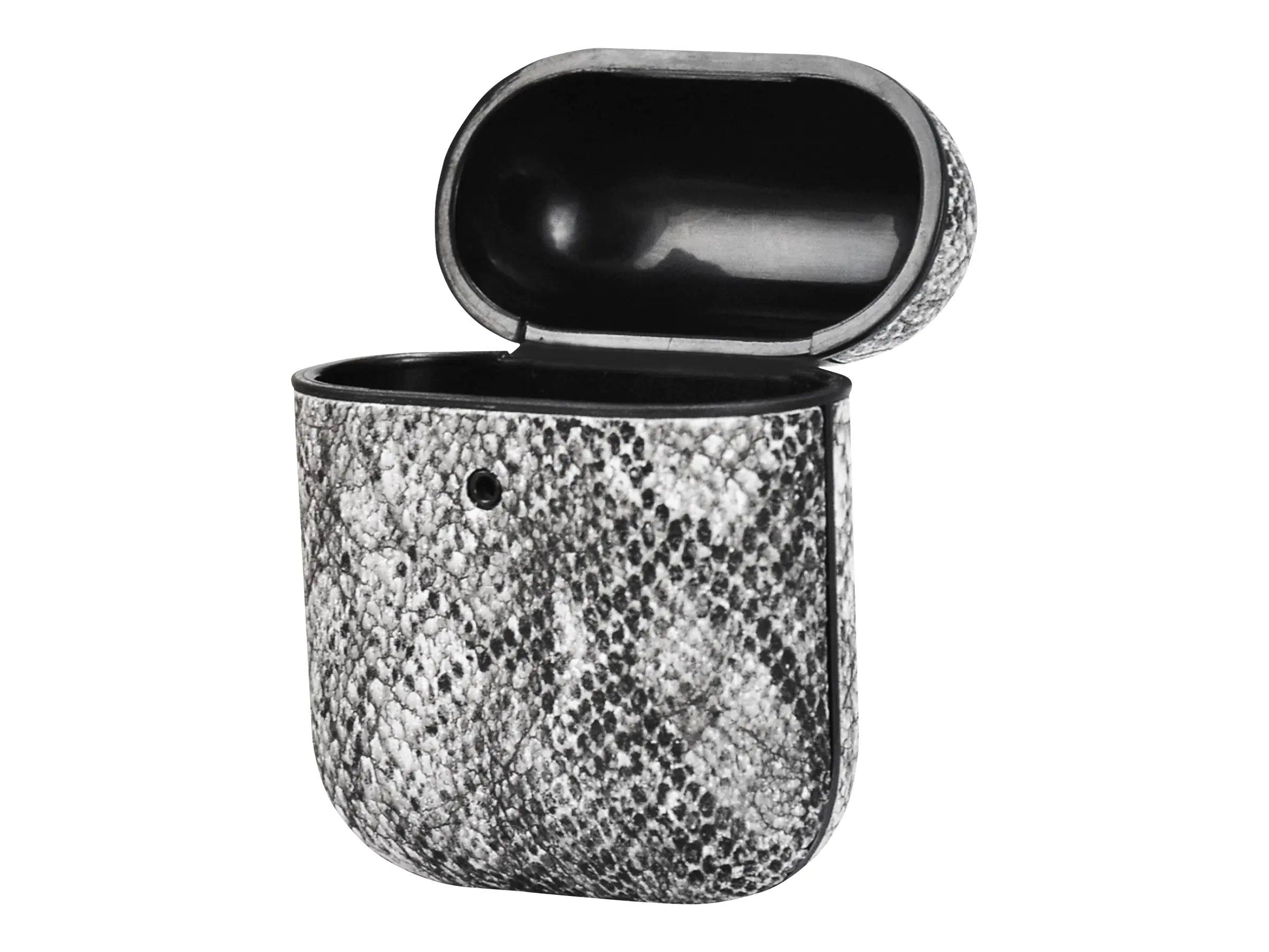 TerraTec Air Box - Tasche für Kopfhöhrer - Polycarbonat - Black Snake - für Apple AirPods (1. Generation, 2. Generation) 306844