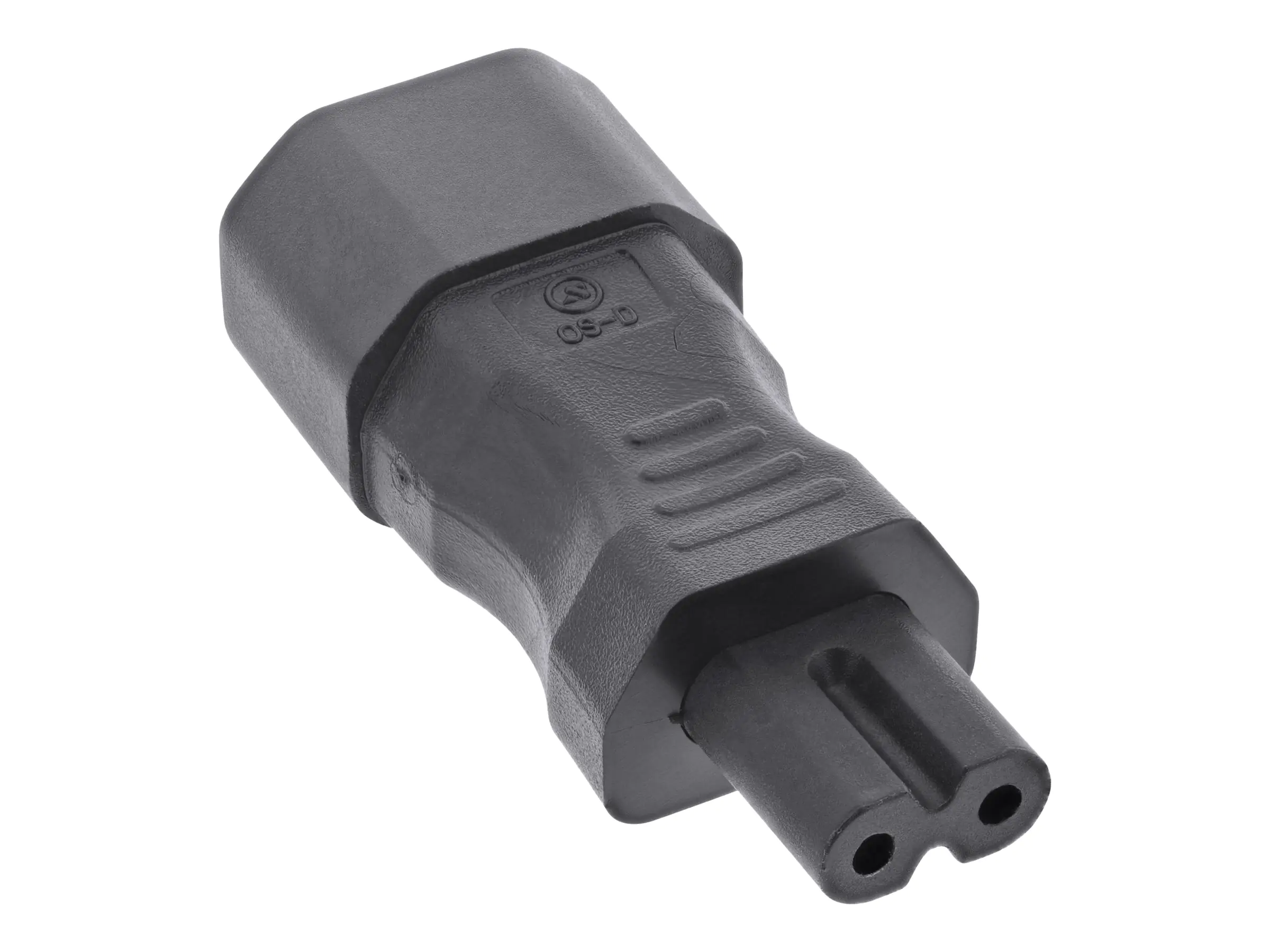 InLine - Adapter für Power Connector - IEC 60320 C14 zu power IEC 60320 C7 - 2.5 A - Schwarz InLine - Adapter für Power Connector - IEC 60320 C14 zu power IEC 60320 C7 - 2.5 A - Schwarz