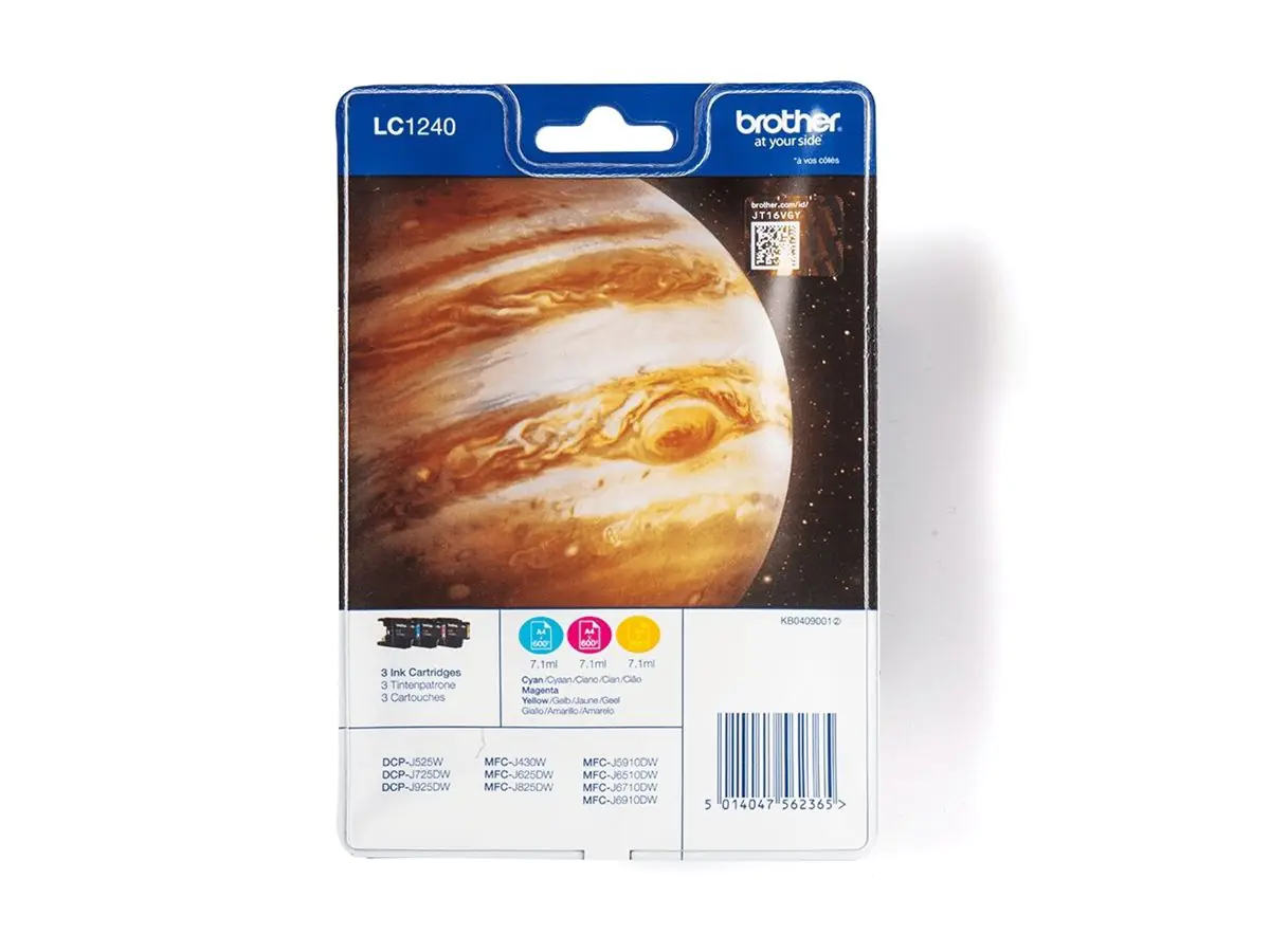 Brother LC1240 - 3er-Pack - Gelb, Cyan, Magenta - LC1240RBWBP