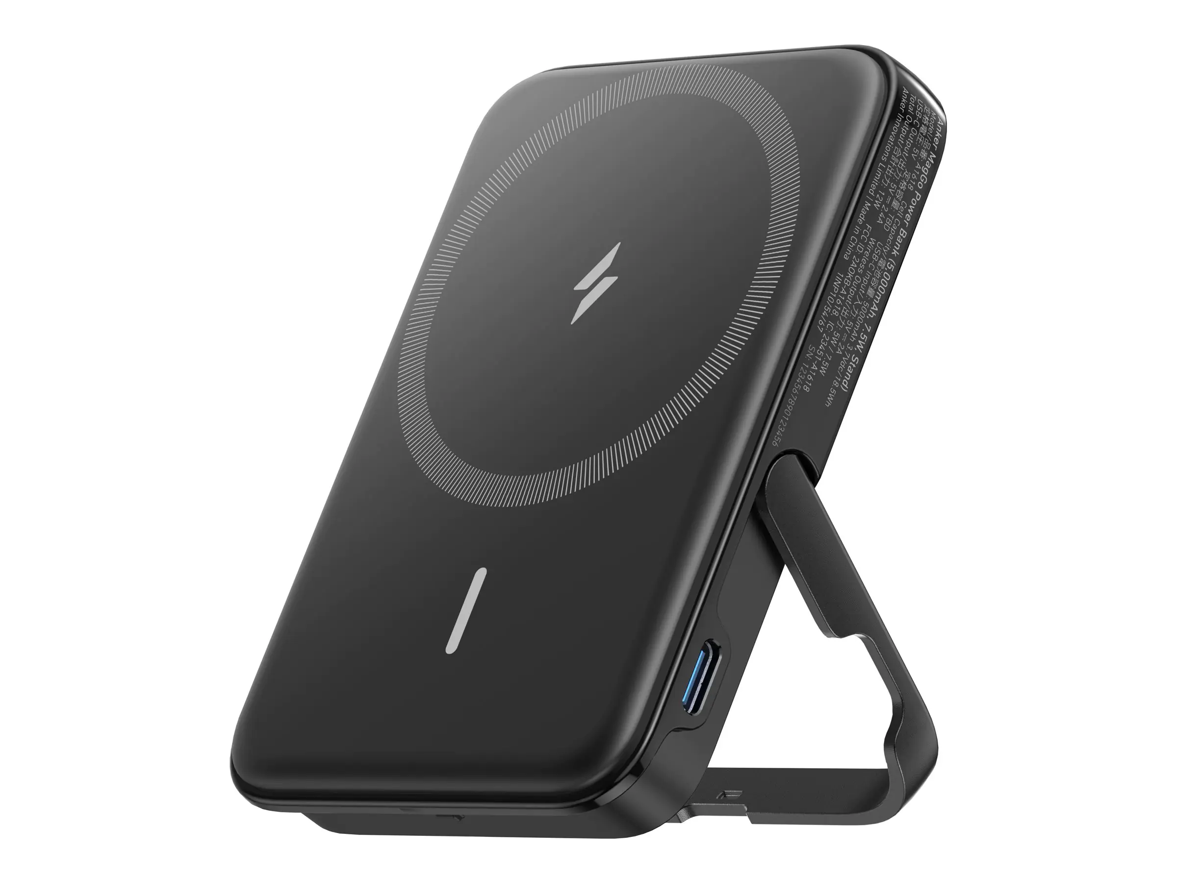 Anker 322 (MagGo) - Induktive Power Bank - Li-Pol - 5000 mAh - 18.5 Wh - 12 Watt - 2.4 A - 2 Ausgabeanschlussstellen (24 pin USB-C) Anker 322 (MagGo) - Induktive Power Bank - Li-Pol - 5000 mAh - 18.5 Wh - 12 Watt - 2.4 A - 2 Ausgabeanschlussstellen (24 pin USB-C)