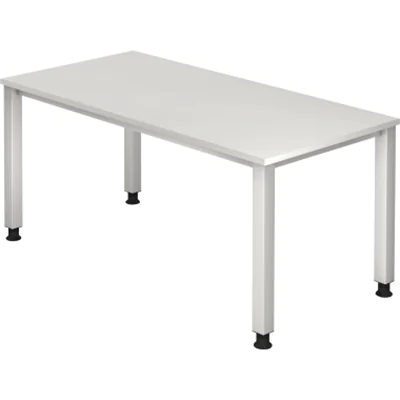 Hammerbacher Schreibtisch VQS16/W 4Fuß 160x80cm weiß Hammerbacher Schreibtisch VQS16/W 4Fuß 160x80cm weiß