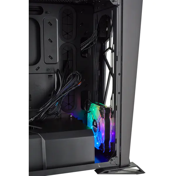 CORSAIR Carbide Series SPEC-OMEGA - Tower - ATX - Seitenteil mit Fenster (gehärtetes Glas) - keine Spannungsversorgung (ATX) - Schwarz - USB/Audio