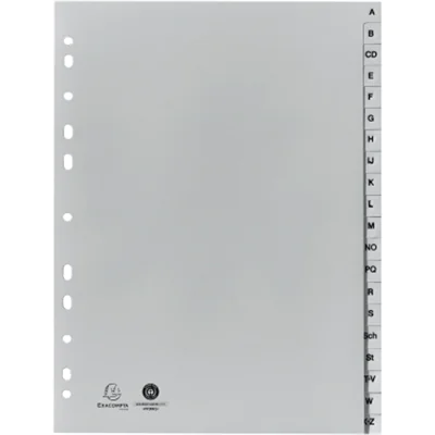Exacompta Ordnerregister Vollformat A-Z DIN A4 - Bürokleinmaterial - A4 1720B