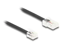 Delock - Telefonkabel - RJ-45 (M) zu RJ-11 (M) - 2 m - flach - Schwarz Delock - Telefonkabel - RJ-45 (M) zu RJ-11 (M) - 2 m - flach - Schwarz