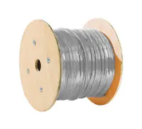 Azenn Connect Patchkabel Cat.6A S/FTP grau Trommel 612015 - Kabel - Netzwerk