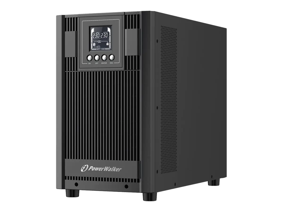 PowerWalker VFI 3000 AT FR - USV - Wechselstrom 80-300 V - 2700 Watt - 3000 VA - 9 Ah - RS-232, USB - Ausgangsanschlüsse: 5