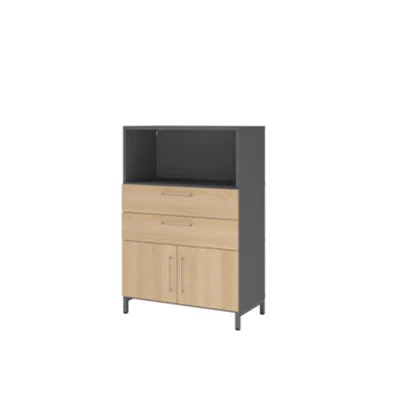 Hammerbacher Regalschrank FlexWall 800 x 1.180 x 417 mm (B x H x T) Flügeltür ohne Rollen Holz Hammerbacher Regalschrank FlexWall 800 x 1.180 x 417 mm (B x H x T) Flügeltür ohne Rollen Holz